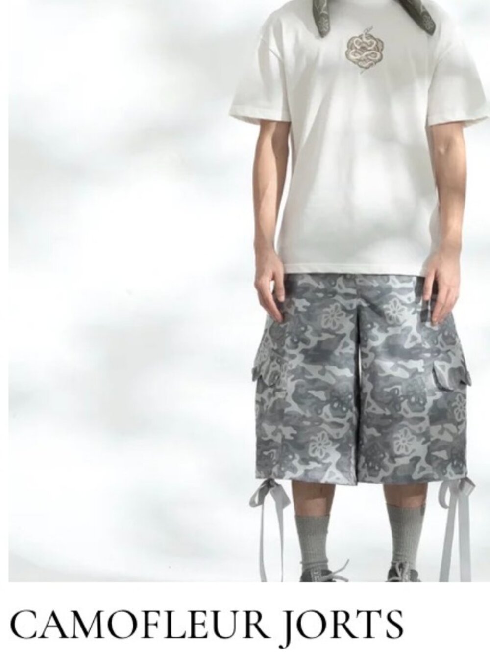 Super RARE Hip Hop Camo Cargo  Shorts by ELENA NGN Retail $219!  Sz XL NWOT